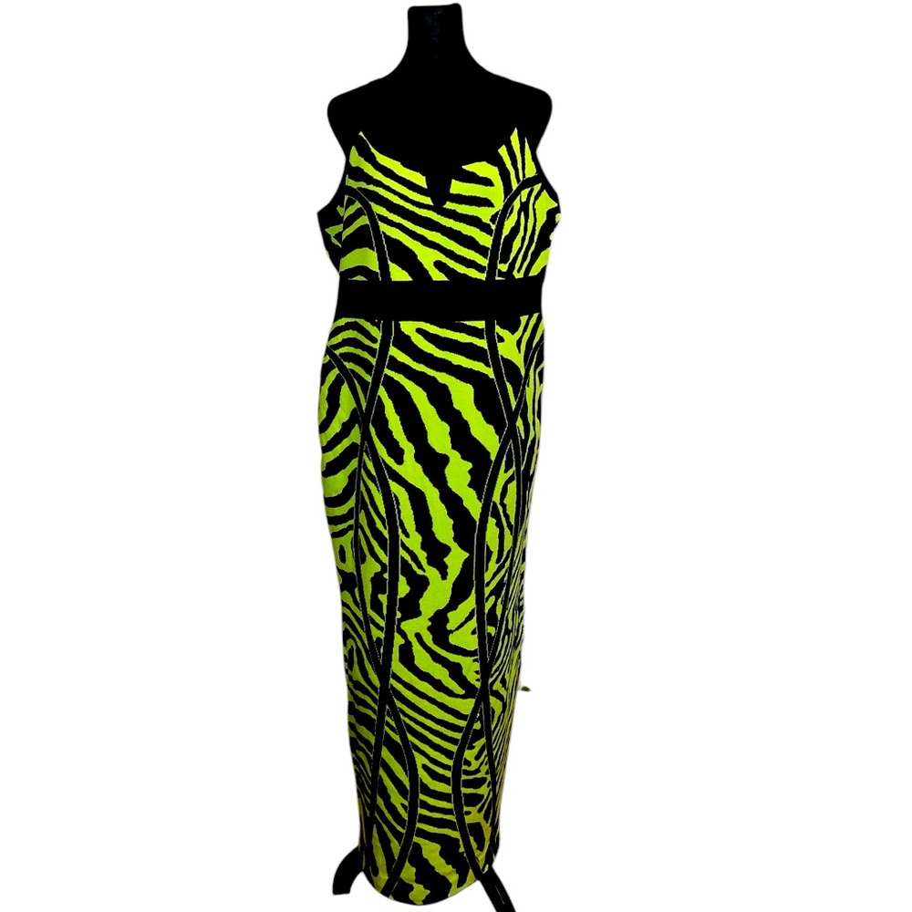Wild Thing Maxi Dress - Lime